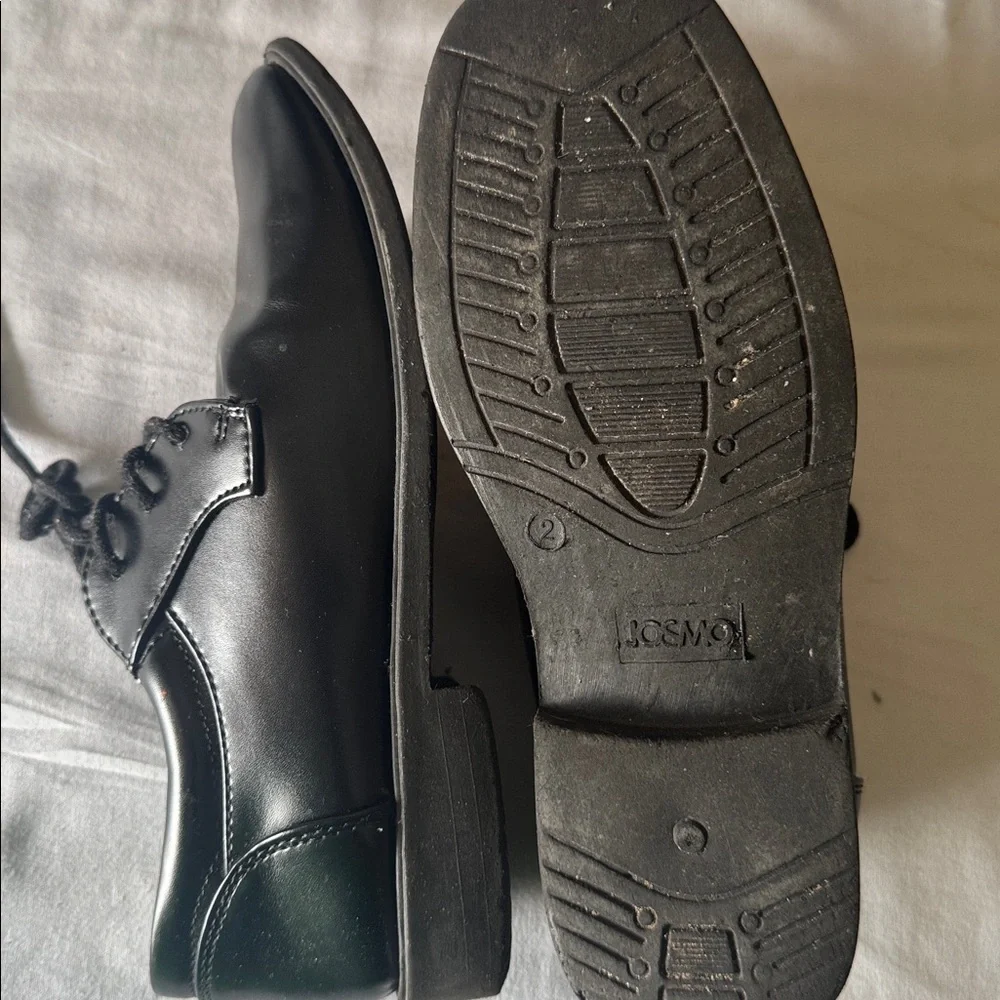 Boys Josmo Black Size 2 Dress Formally Shoes